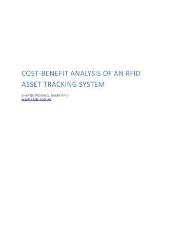 COST‐BENEFIT ANALYSIS OF AN RFID ASSET 